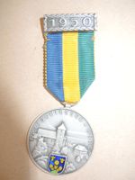 1950 Schützenfest Auszeichnung Medaille Kranz Schiessen Berg