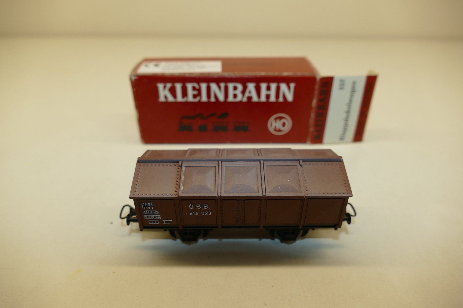 Kleinbahn Modellini di ferrovie: Kleinbahn H0: ÖBB Klappdeckelwagen – Nuovo (secondo la descrizione) da Niederhasli venduto da rail-duerst
