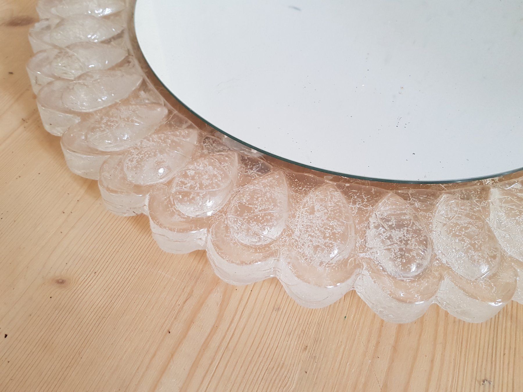 Specchi: runder Vintage Klassiker Spiegel Glas oder Kunststoff – Usato da Walterswil BE venduto da Lonitti 3
