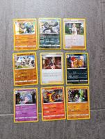 Lot de 9 cartes Pokémon rares pour collectionneurs 