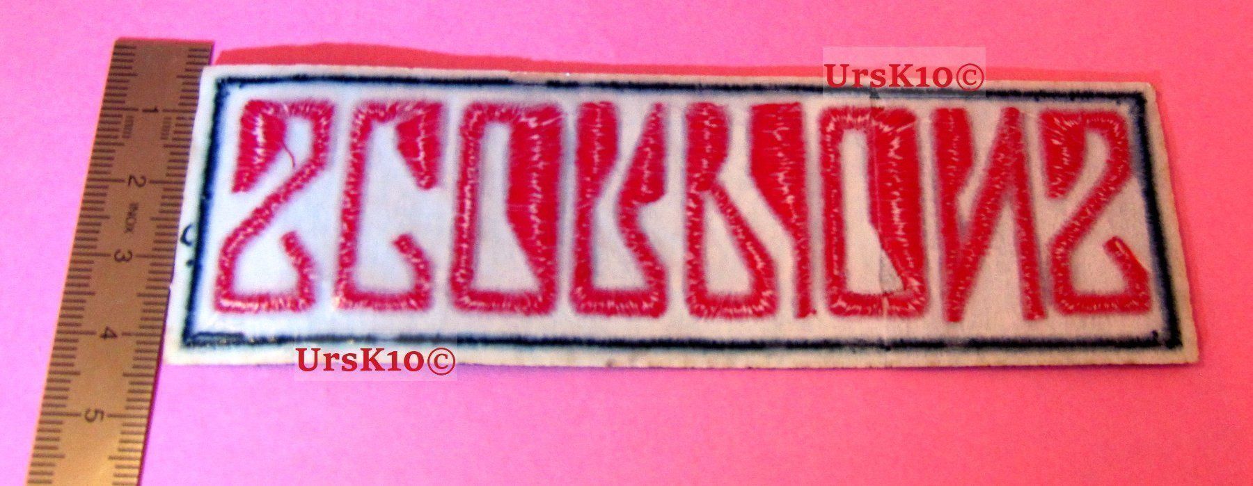Placchette & Badge: NEUER Scorpions Patch / Badge – Nuovo e nell'imballaggio originale da St. Margarethen TG venduto da ursk10 2