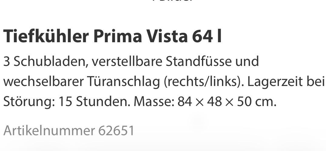 Congelatori: Tiefkühler – Usato da Egliswil venduto da BlackPowerCrew 4