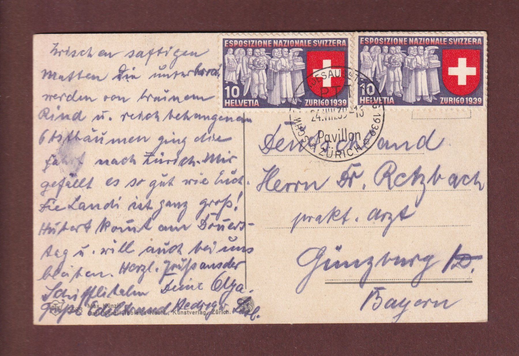 Cartes postales: RORSCHACH - 1939 – D'occasion à Pully par nicecards-shop 1