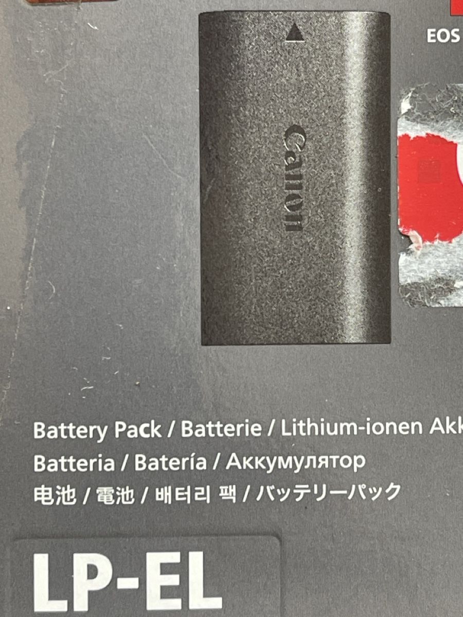 Canon Batterie: Canon LP-EL – Nuovo e nell'imballaggio originale da Carouge GE venduto da Rafaelo