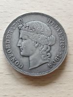 uralte 5 Franken silber münze von 1904 sehr rar