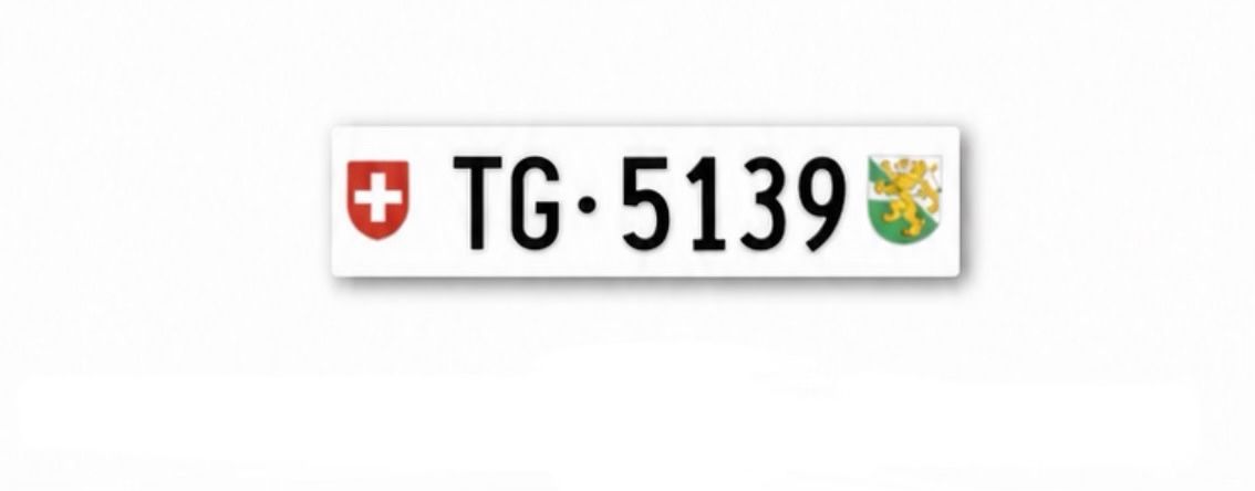 Ecriteaux: Autonummer Kontrollschild TG 5139 – D'occasion à Felben wellhausen par To.el