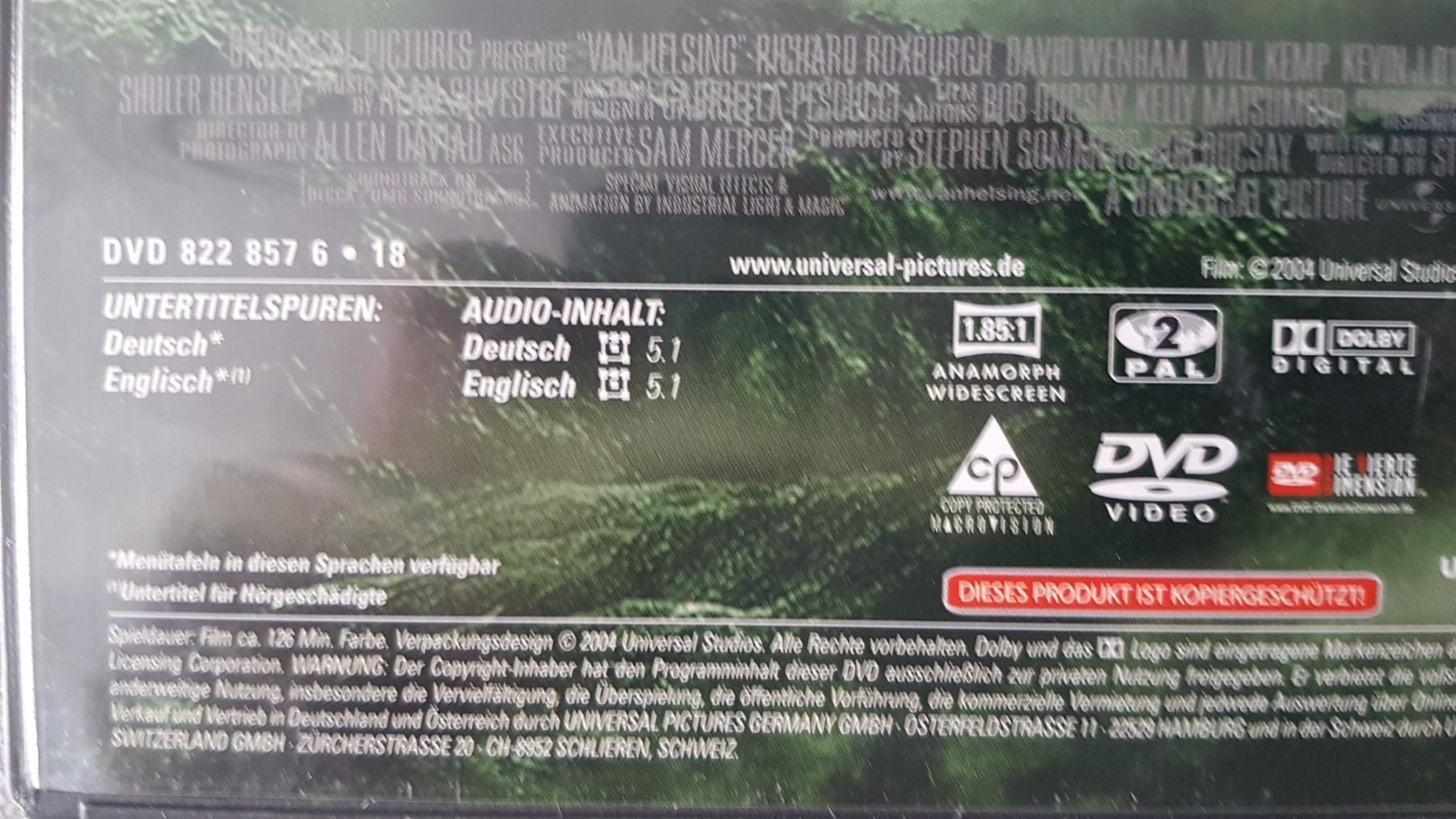 Tutti i DVDs: DVD Van Helsing / Hugh Jackman – Usato da Oetwil am See venduto da fineli2 1