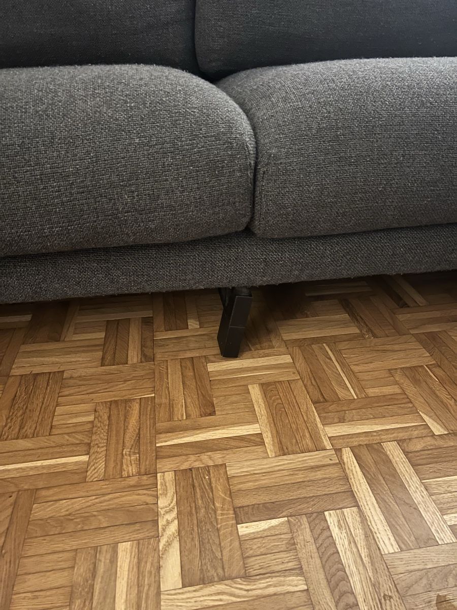 Ikea Sofas: Dunkelgraues Sofa 3-Sitzer Ikea Nockeby – D'occasion à Dielsdorf par zur_l8bs 5