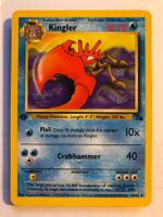 Kingler (uncommon) 1st Fossil - MINT - ab 1.-