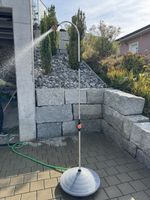 Gartendusche mit Standfuss gebrauchter Zustand