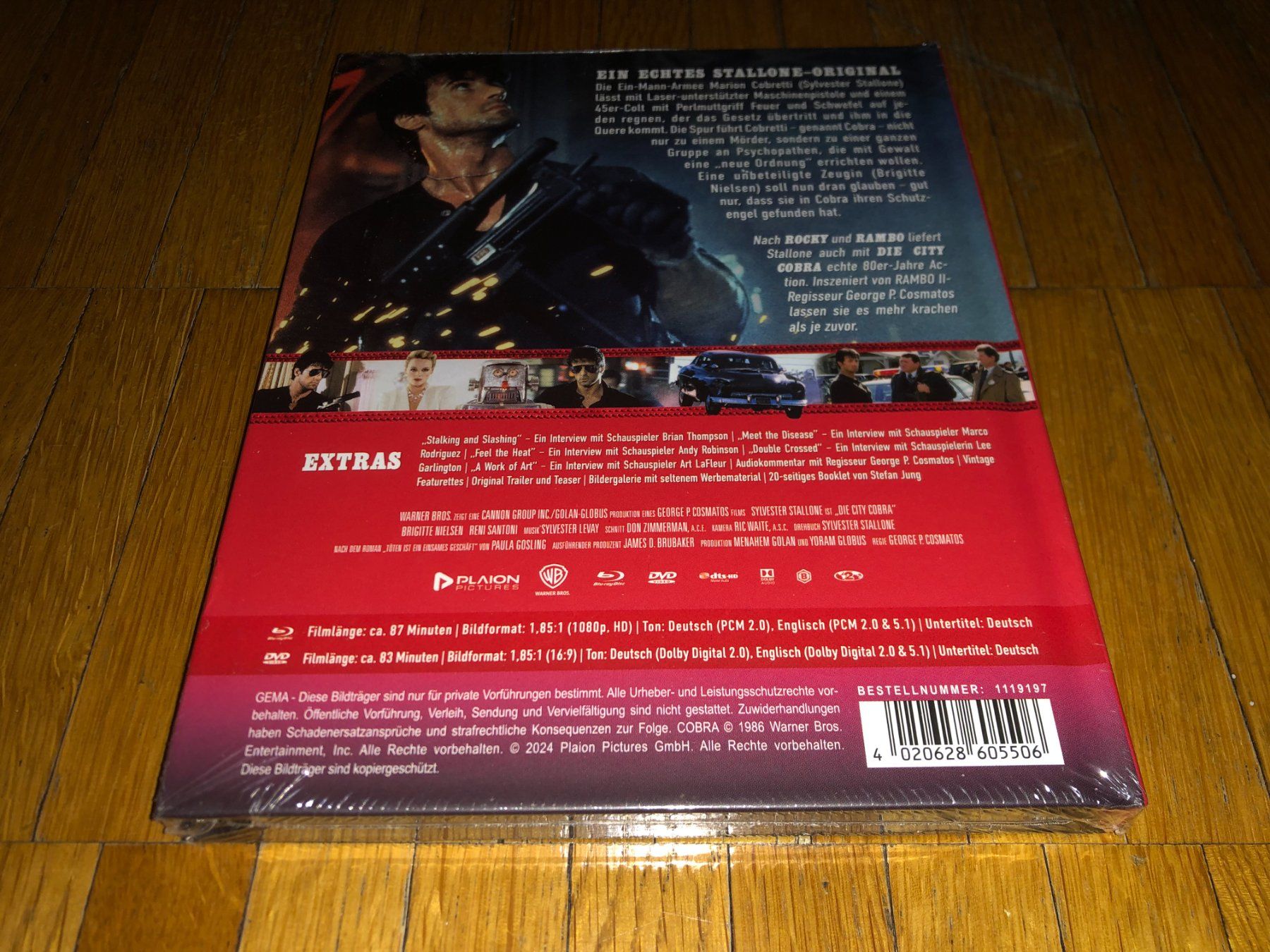 Tutti i DVDs: Die City Cobra - MEDIABOOK - UNCUT – Nuovo e nell'imballaggio originale da Basel venduto da havsok 1