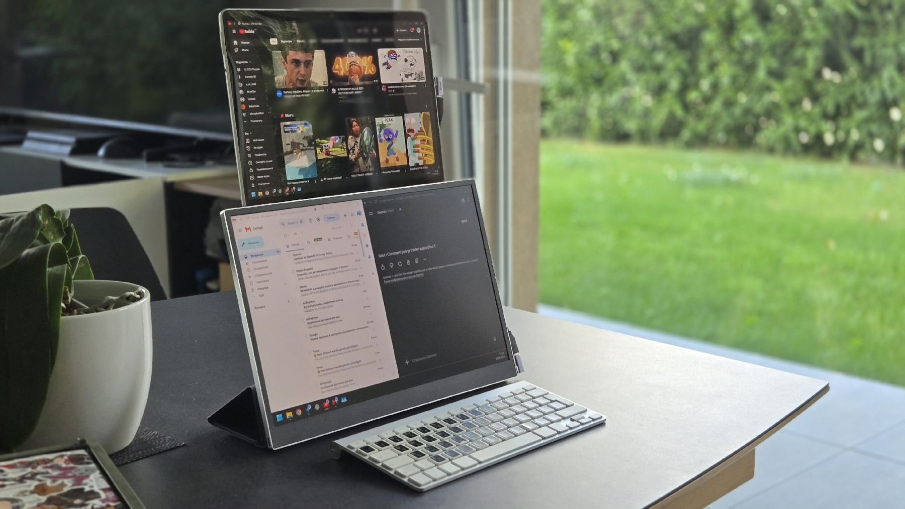 Microsoft Tablettes PC: Microsoft Surface Pro 8 inkl. 16" Monitor & Zubehör – D'occasion à Aproz (Nendaz) par Svet_f 1