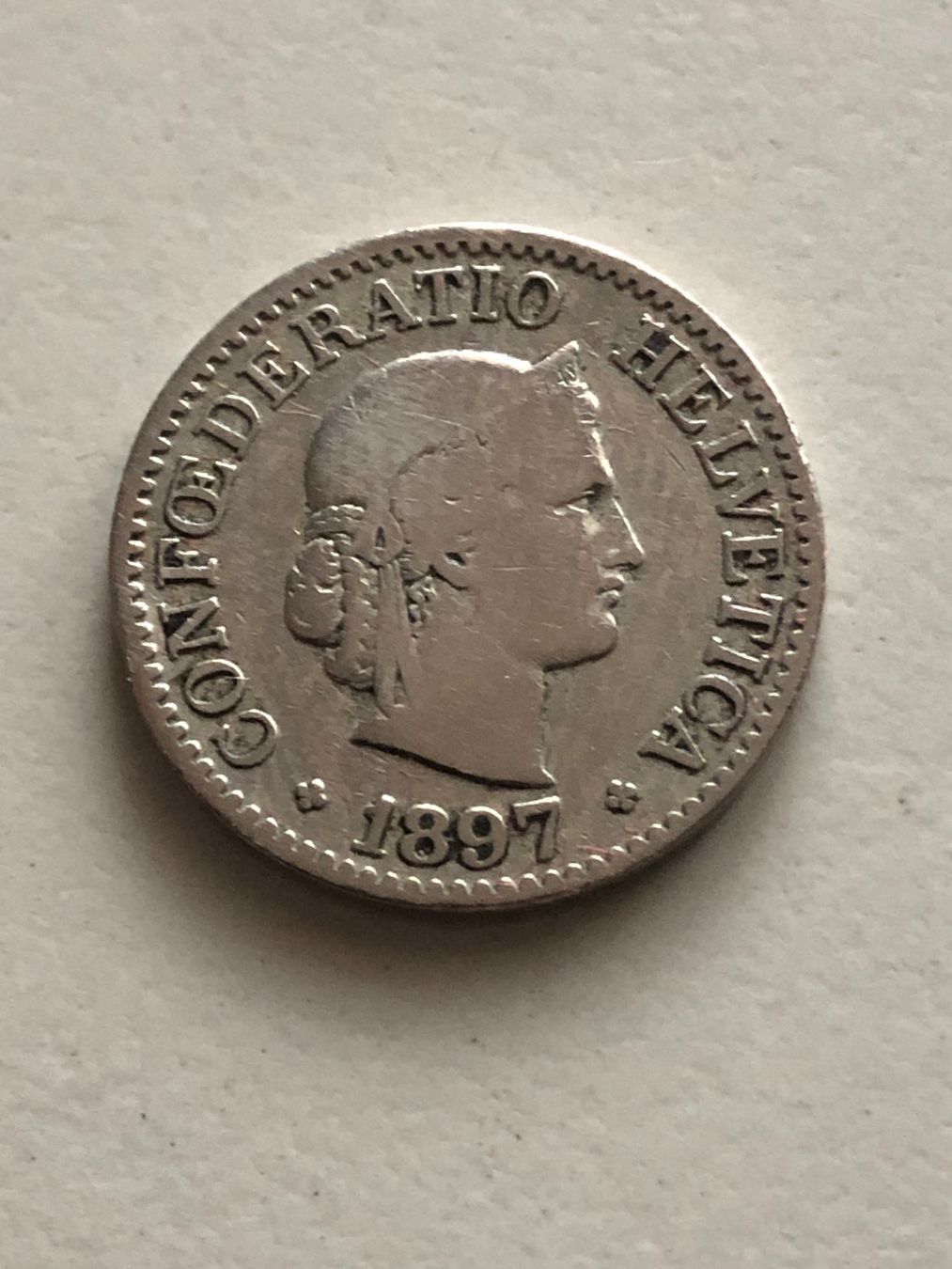 Toutes les monnaies: 10 Rp. 1897 – D'occasion à Schötz par Odpa