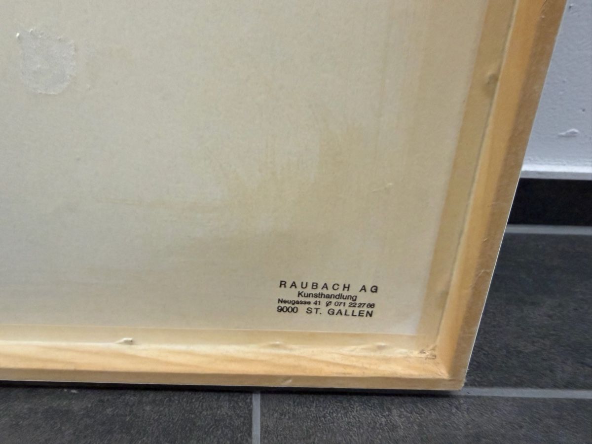 Grafica & Litografie: Grosse Litographie, Giuseppe Santomaso 1988, handsigniert – Usato da Horn venduto da HanSolo. 5