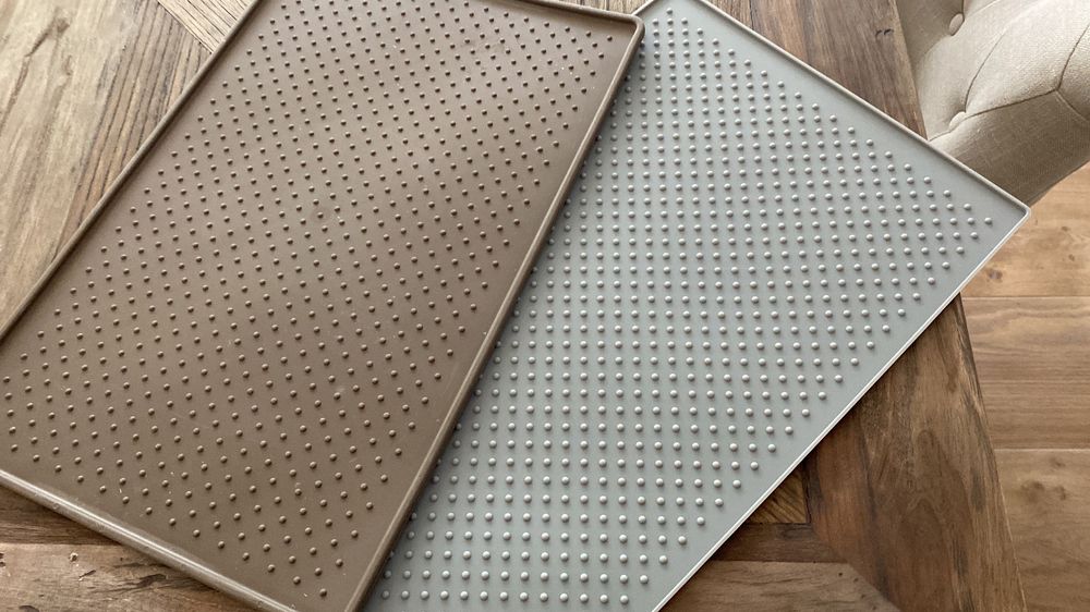 Hundefressnapf Matte 60x50cm - Wasserdichte Unterlage Rutschfest