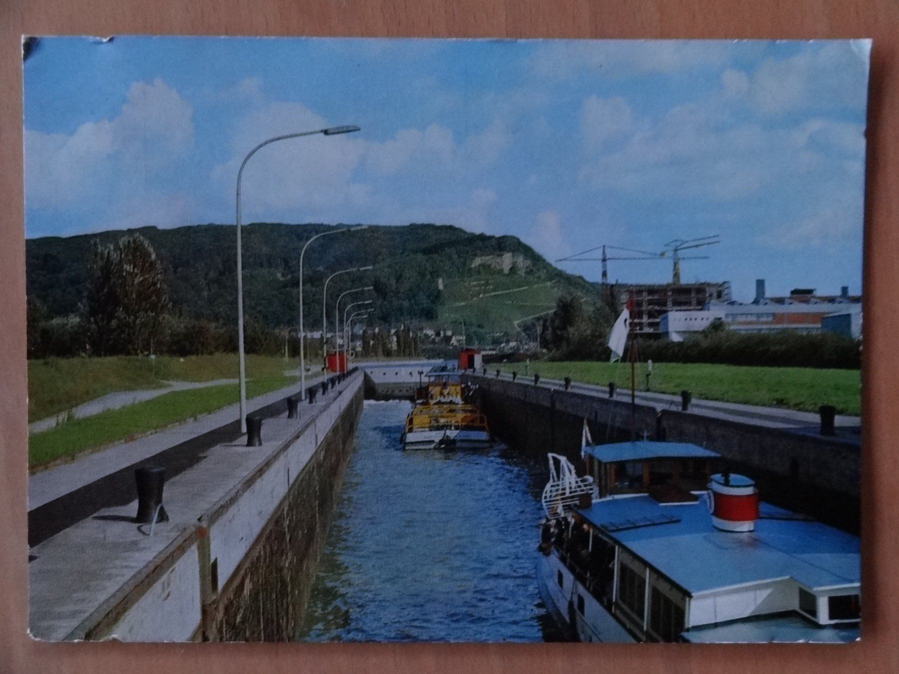 Cartoline postali: Birsfelden - Rheinkraftwerk - 1964 – Usato da St Léonard venduto da Riglin