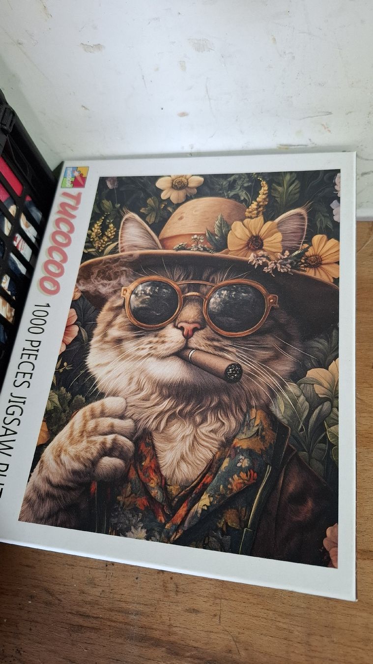 Puzzles: Puzzle Katze 1000er – Gebraucht aus Flaach von Gommi81