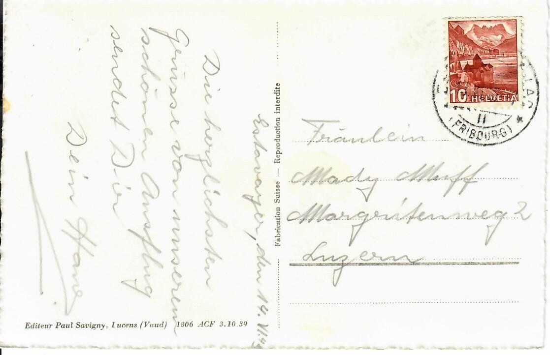 Cartoline postali: Estavayer le Lac – Usato da Hochdorf venduto da Ziegel-16 1