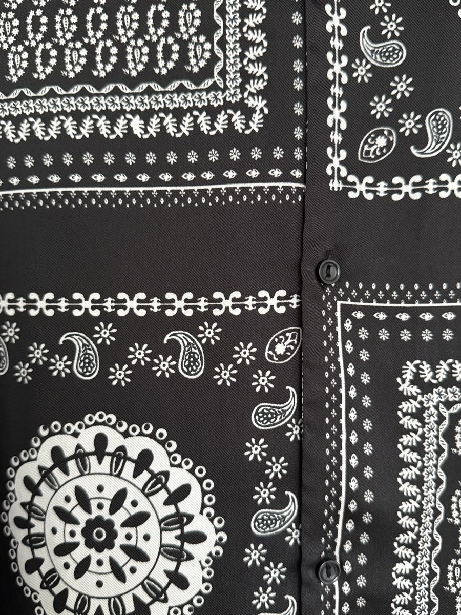 Zara Hemden: Zara Man Black & White Patterned Shirt - Size Large – Gebraucht aus Luzern von georgelawrence 2