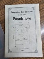 Landkarte Poschiavo    1:100000   von    1910