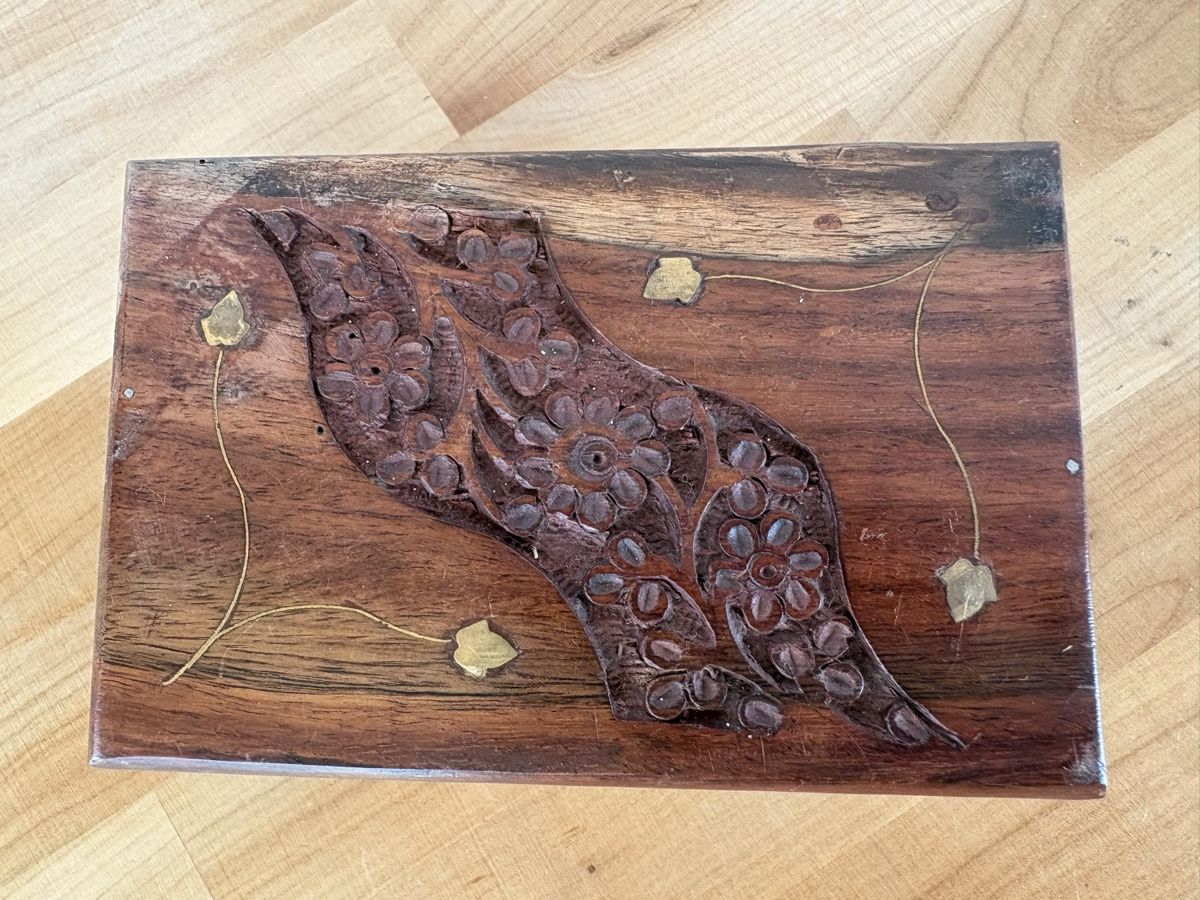 Portagioie: Holz Dose Box Schatulle – Usato da Rümlang venduto da SchumBru10 1