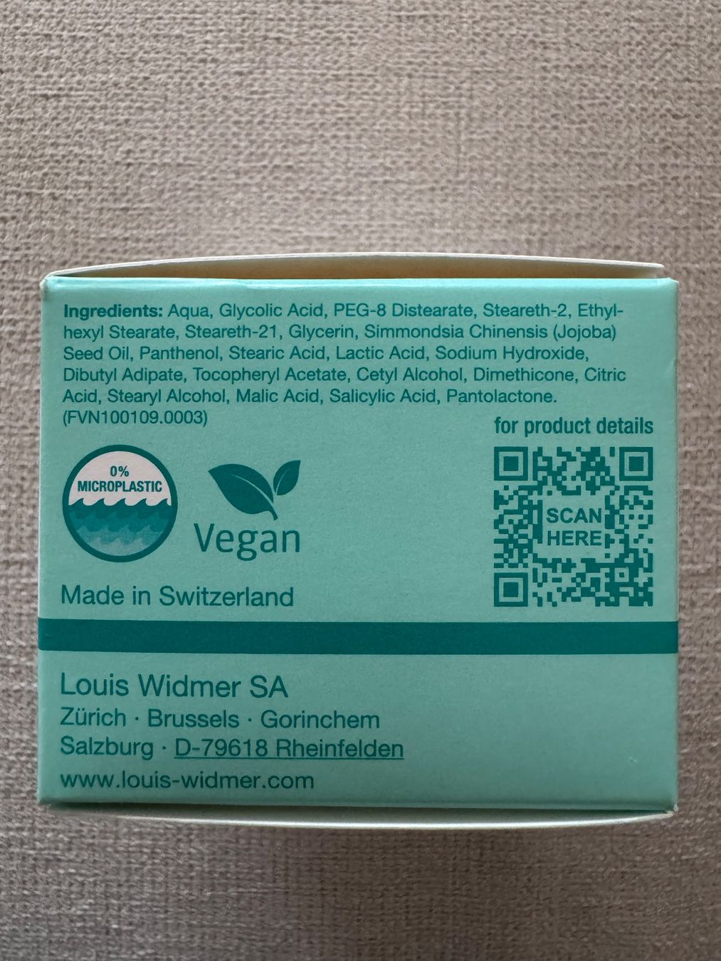 Louis Widmer Gesichtspflege: Louis Widmer AHA Creme NEU – Neu und originalverpackt aus Winterthur von ser_9fpx 1