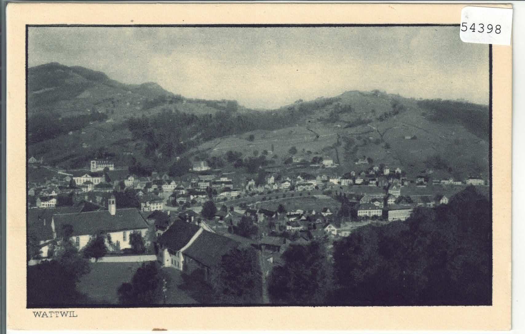 Cartoline postali: Wattwil - Generalansicht – Usato da Ettingen venduto da Kartenplanet
