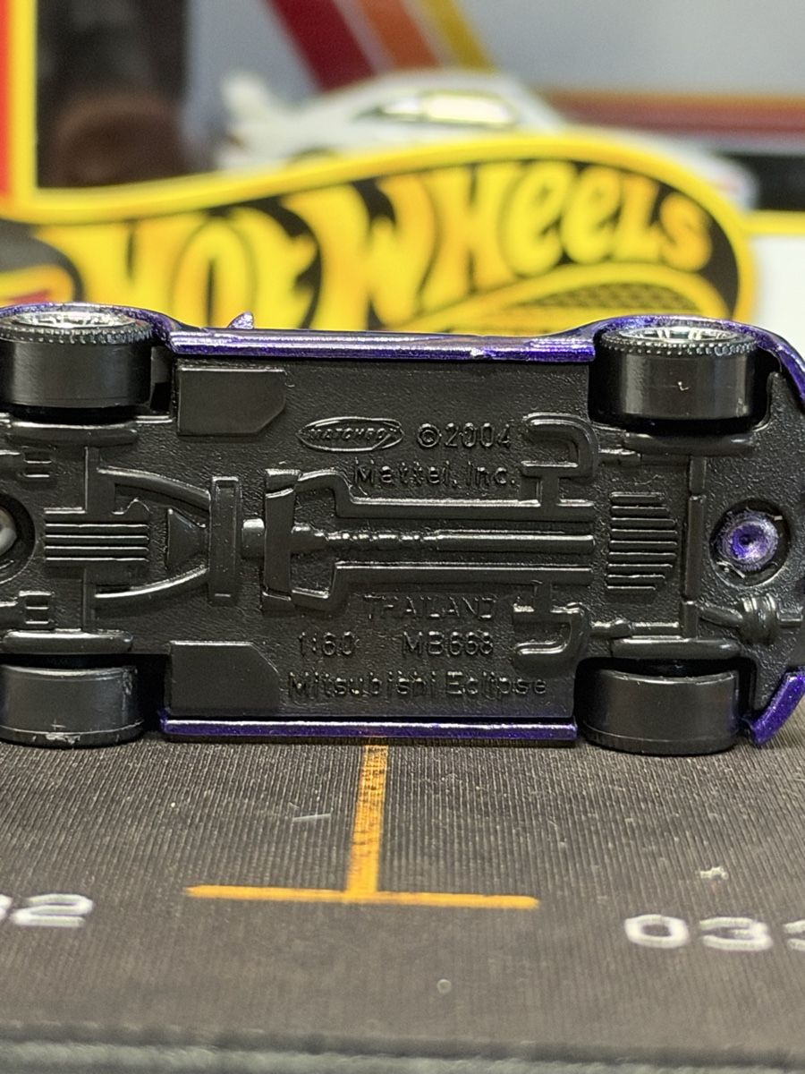 Matchbox Modellini d'auto: Matchbox Mitsubishi Eclipse violette – Usato da rolle venduto da Noma-collectible 3