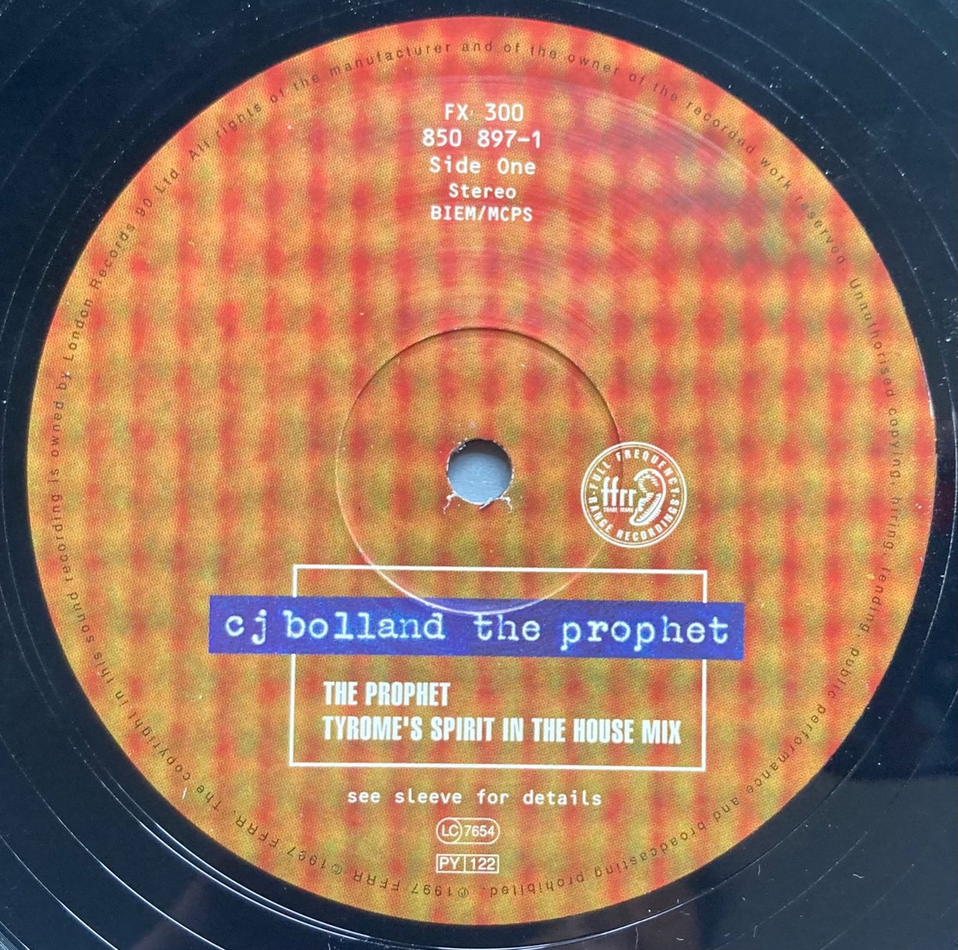 Schallplatten: CJ BOLLAND - THE PROPHET – Gebraucht aus Poliez-Pittet von Newtown-Records 2