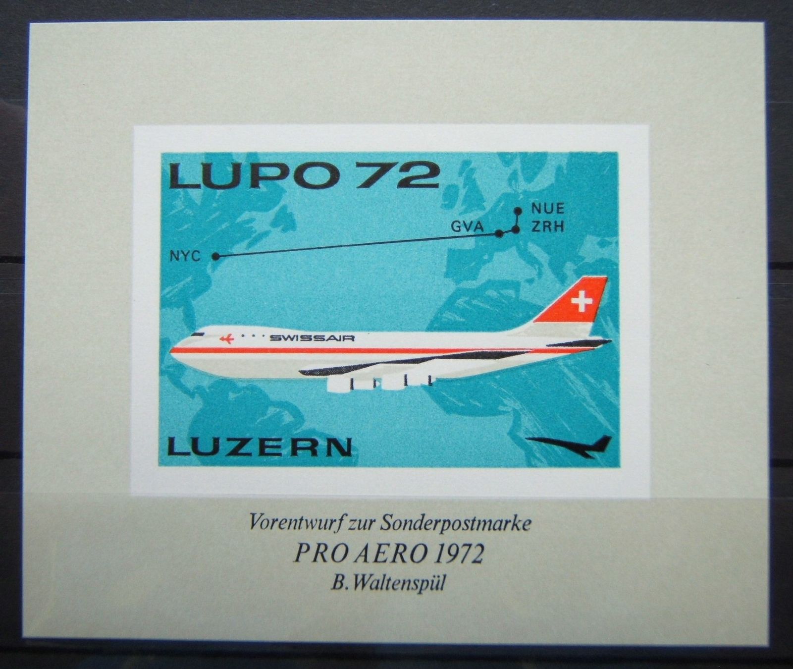 Tutti i francobolli: VIGNETTE LUPO LUZERN 1972 PF – Nuovo (secondo la descrizione) da Brunnen venduto da Nonne04