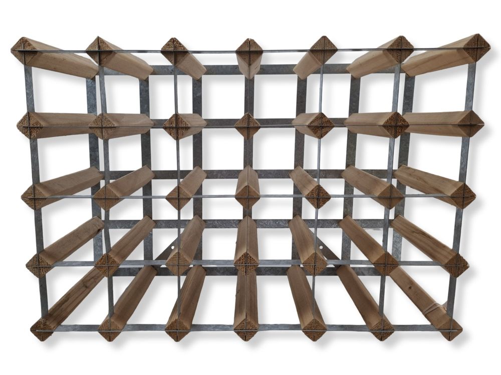 Regale: Weingestell Holz / Metall – Gebraucht aus Solothurn von Restwert_SO 2