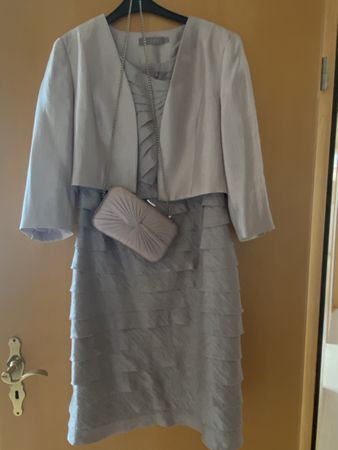 Christian Berg Cocktail Kleid mit Jacke 42/44