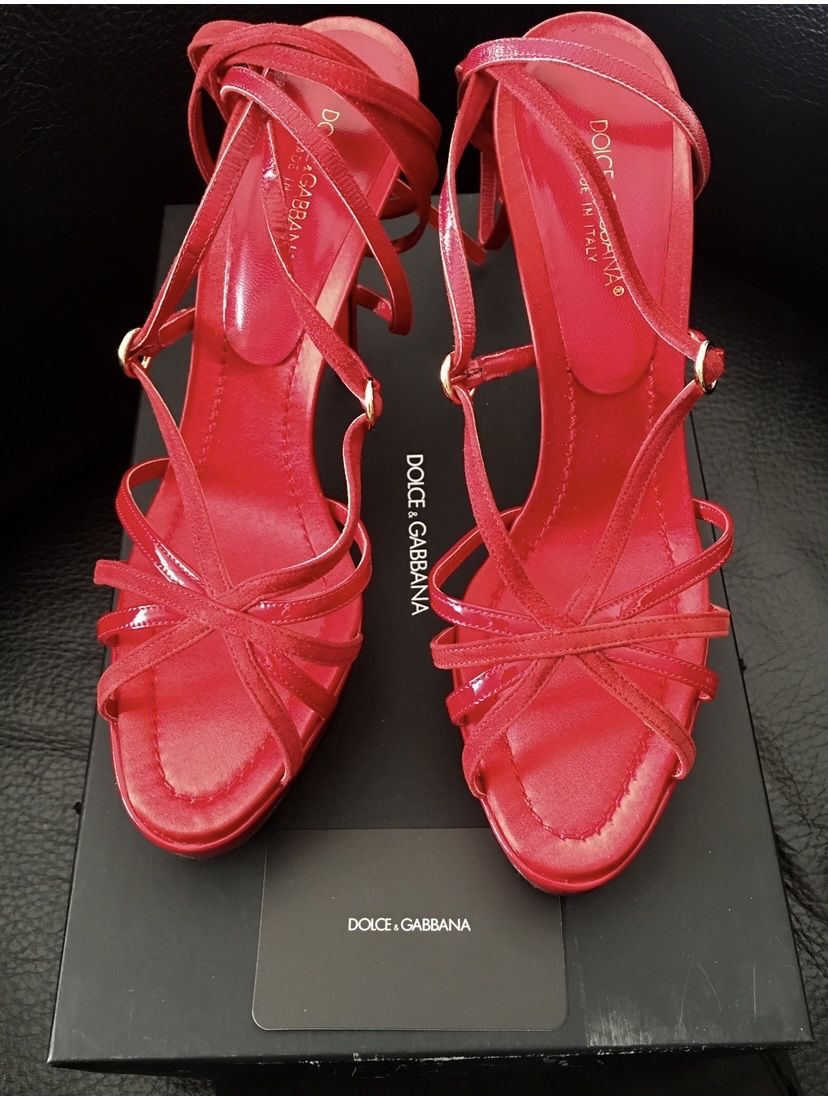 Dolce & Gabbana Damenschuhe: Dolce&Gabbana sandali schiava 38.5 – Neu und originalverpackt aus Mendrisio von SGR85 2