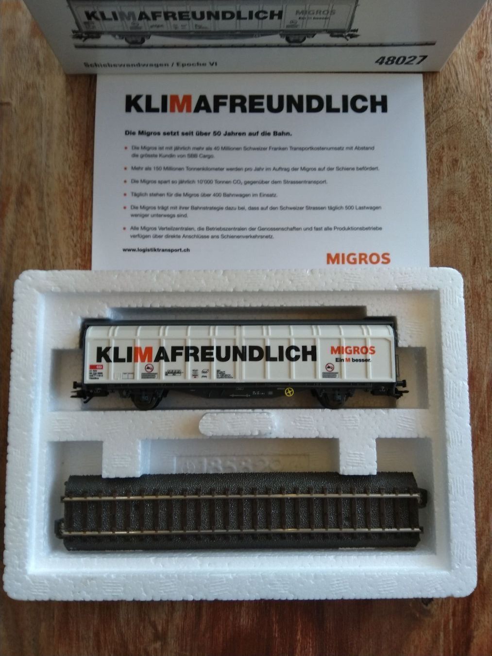Märklin Modellini di ferrovie: Märklin Migros "Klimafreundlich" – Nuovo e nell'imballaggio originale da Hinwil venduto da Mhagi
