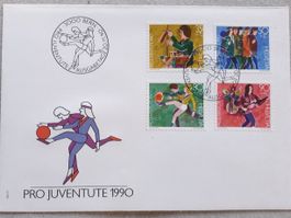 (387) Pro Juventute FDC–Kuvert von 1990