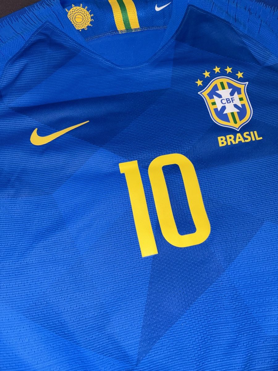 Nike Canottiere & Pantaloni: NEYMAR BRASILIEN PLAYER ISSUE NIKE TRIKOT BARCA PSG – Nuovo (secondo la descrizione) da Rain venduto da JerseyLegends 4