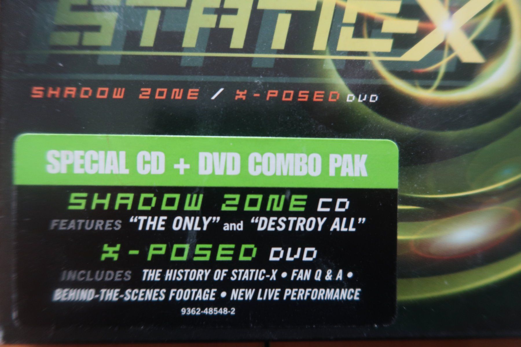 CD: CD  DVD  Static X  - CD Shadow Zone    DVD X-Posed – Usato da Porrentruy venduto da tupatup 1