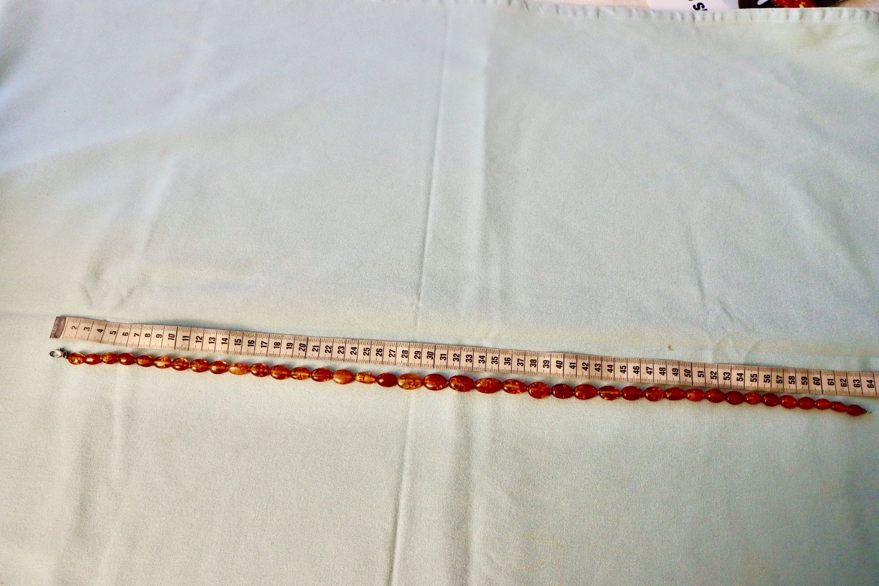 Ketten: Bernsteinkette mit Verschluss, ca. 62 cm , 30 gr – Gebraucht aus Rheinfelden von Floyd5 3