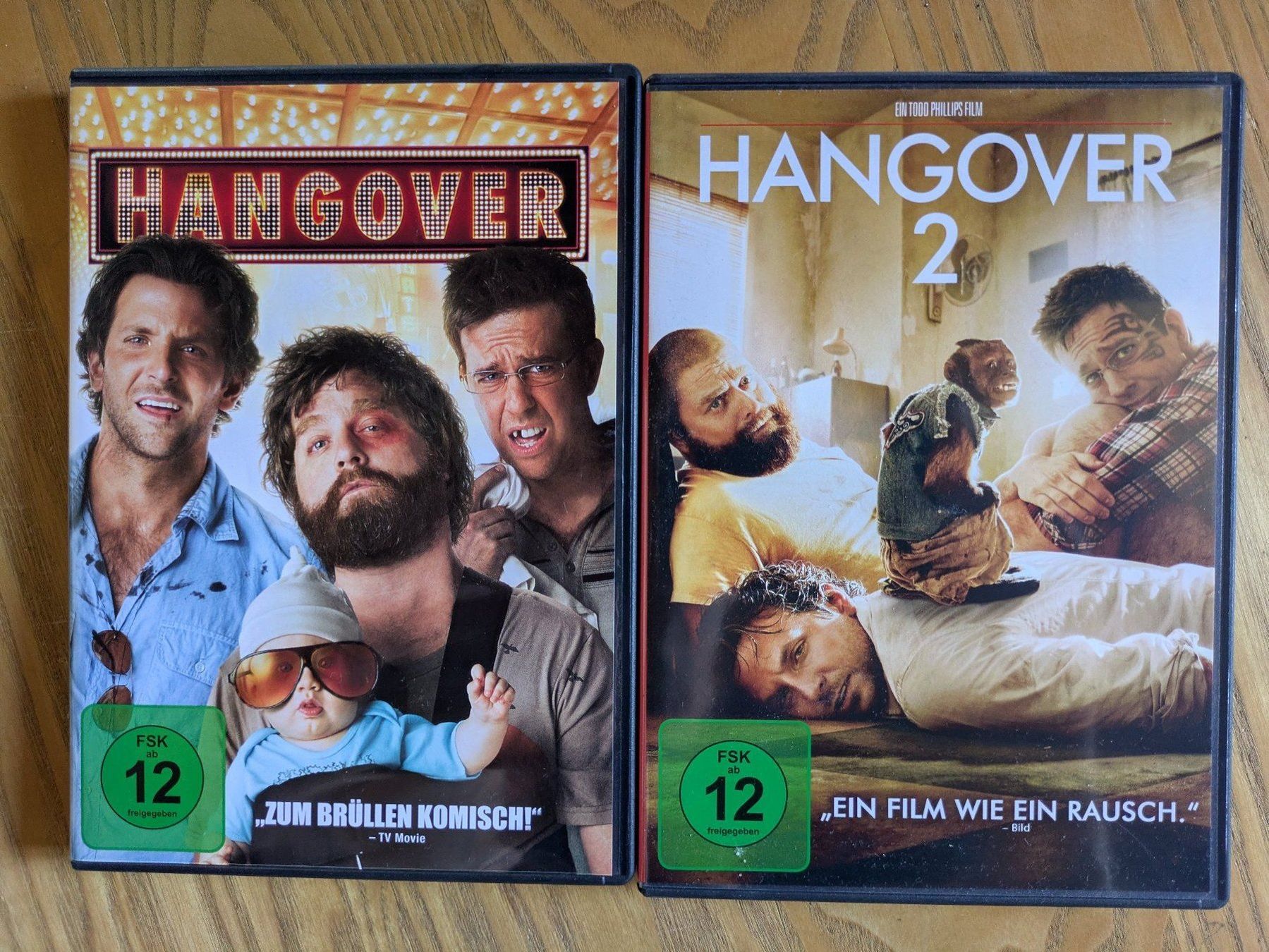 Tutti i DVDs: Hangover 1 und 2 (2 DVD's) – Usato da Männedorf venduto da Pacer19