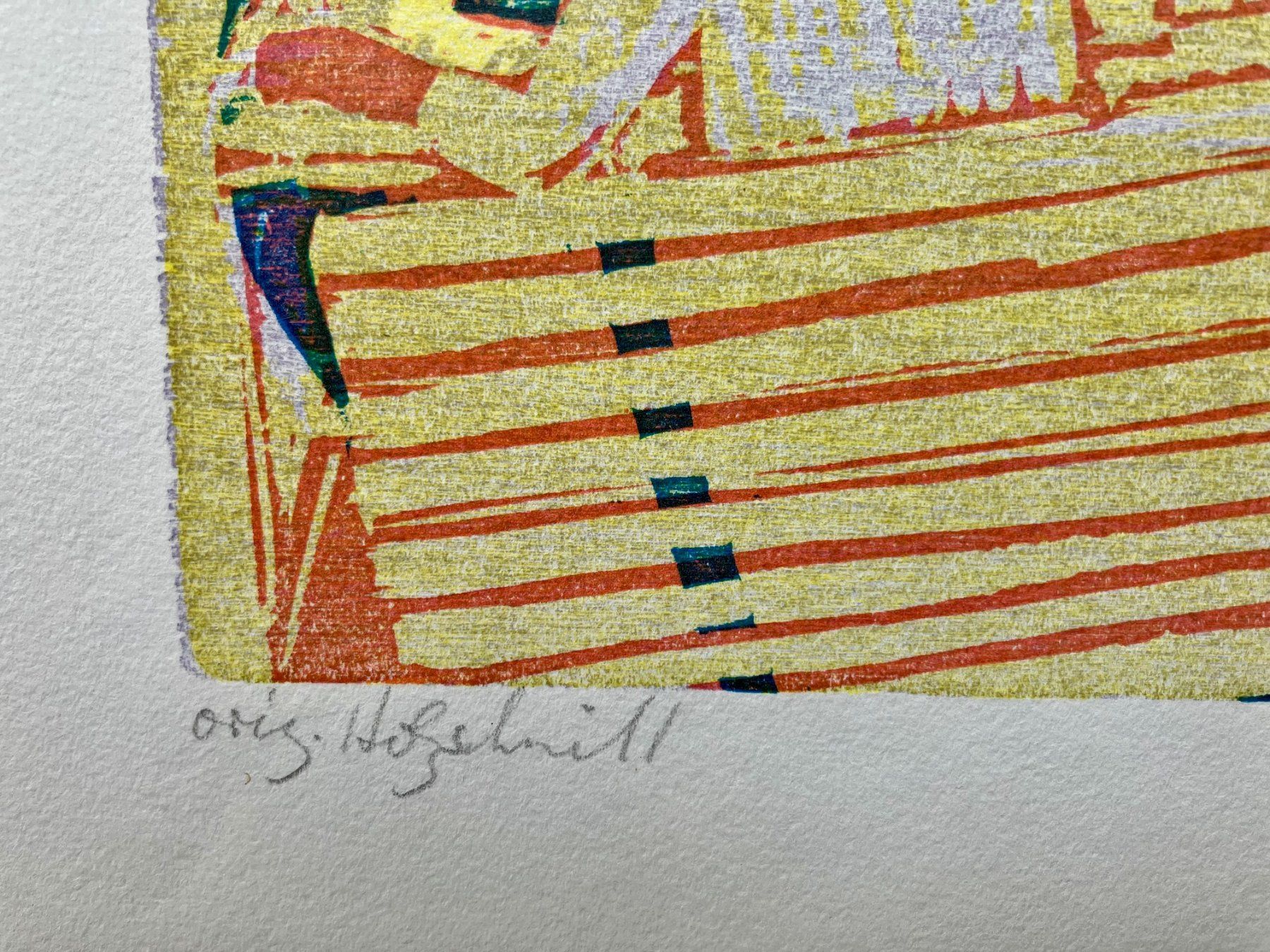 Xilografie: Holzschnitt von Karl Landolt – Usato da Winterthur venduto da Barunggeli 3
