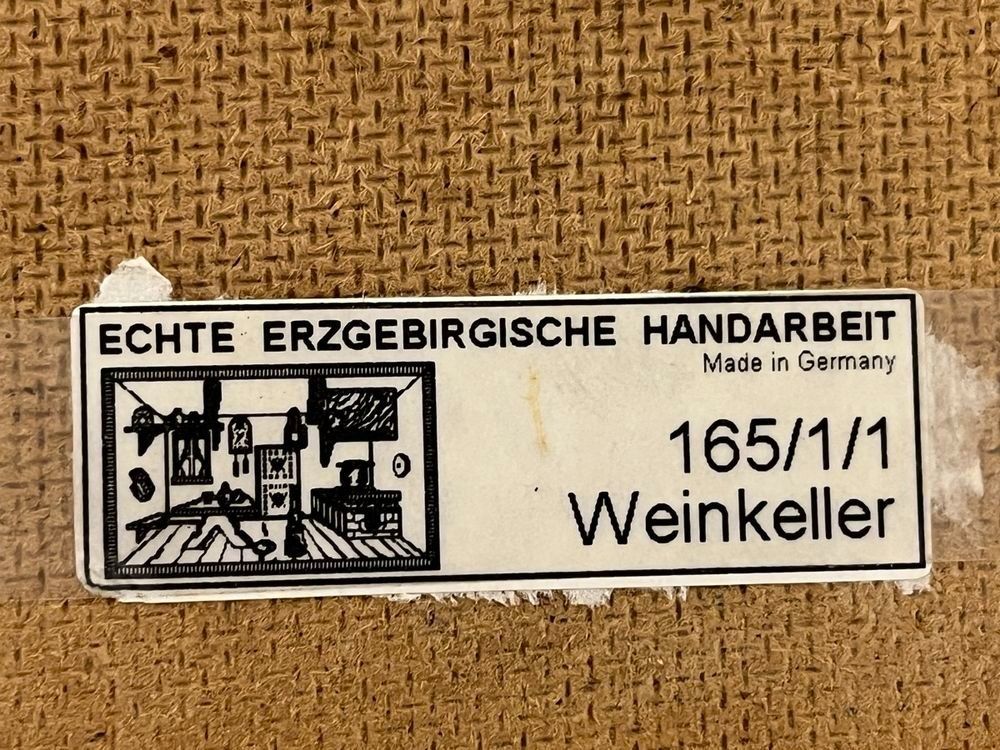 Tutte le decorazioni: Echte Erzgebirgische Handarbeit Weinkeller – Usato da Rüti ZH venduto da pep_l9zp 4