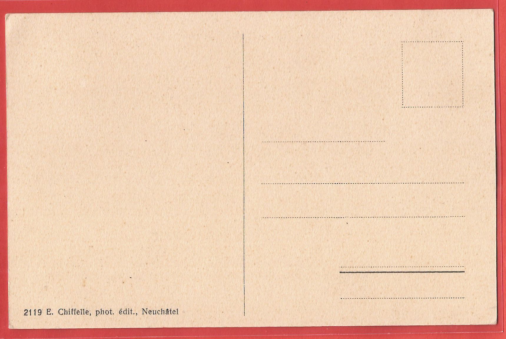 Cartoline postali: Neuchâtel - Villabelle - ca. 1915 – Usato da Fislisbach venduto da Porano 1