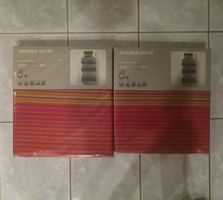 2 parures de lit Andrea Satin - 150x200 + 50x60 - Neuf