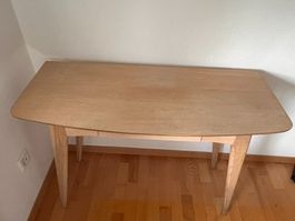 Schreibtisch Woodtown aus Eiche mit Schublade