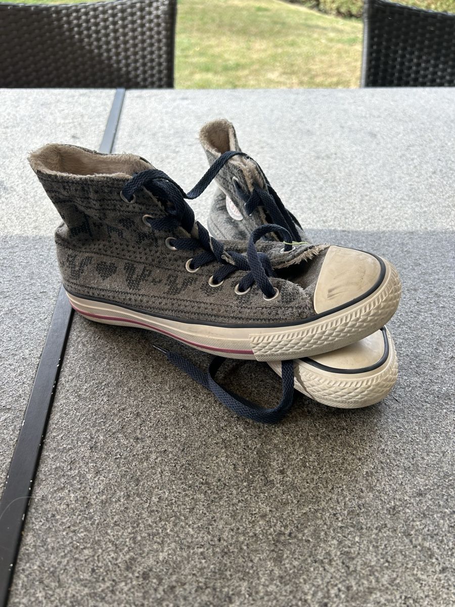 Converse Scarpe da uomo: Baskets Converse montantes gris taille 37 – Usato da Orsières venduto da Maevalais 1