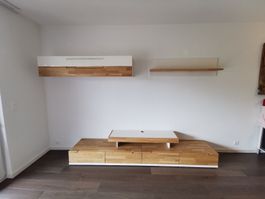Design Lowboard, Echtholzfurnier, Top Zustand, muss raus!