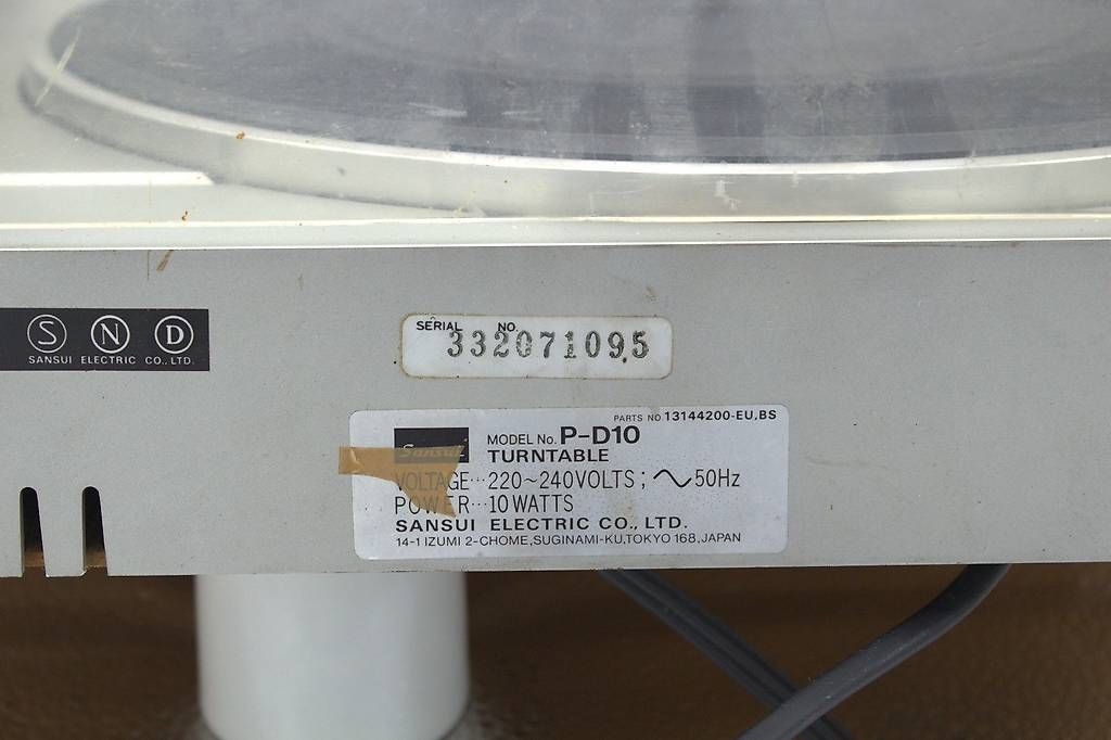 Sansui Giradischi: Giradischi Sansui P-D10 – Usato da Coldrerio venduto da magnan 2