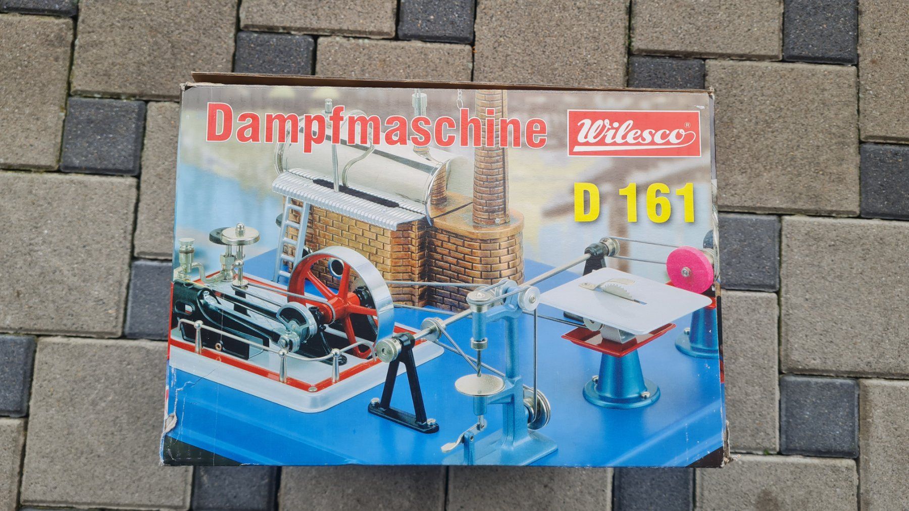 Wilesco Kit di modellismo & Modellini statici: Originalkarton / Dampfmaschine / Wilesco D 161 – Usato da Safenwil venduto da Husqi2000 2