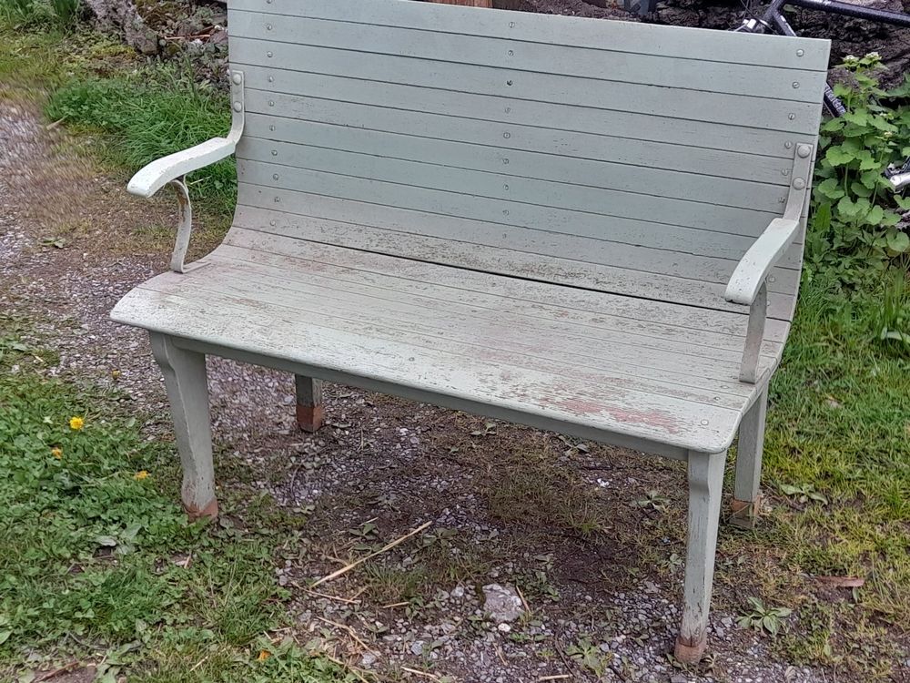 Alte Gartenbank/Holzgartenbank Kaufen auf Ricardo