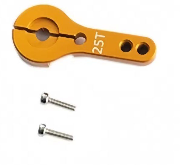 Modellismo RC: 25T M3 Servo Arm Aluminium Farbe gold – Nuovo e nell'imballaggio originale da lyssach venduto da Fisch40